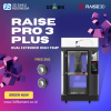 Raise 3D Pro 3 PLUS CoreXY Big Size Dual Extruder High Temp 3D Printer
